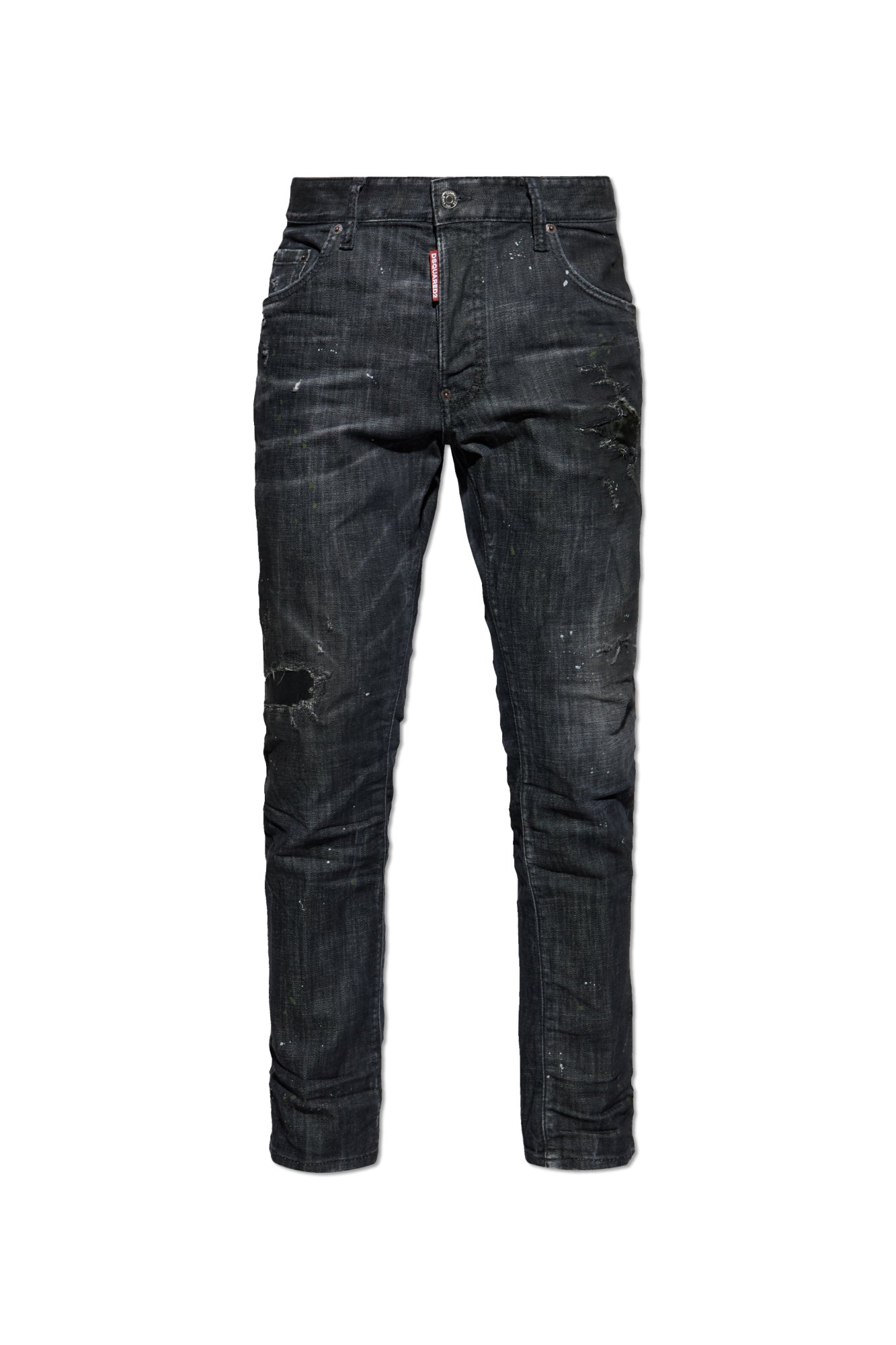DSQUARED2 名作ビッグタグ グリーンスポット skater jeans DSQUARED2 名作ビッグタグ グリーンスポット skater jeans